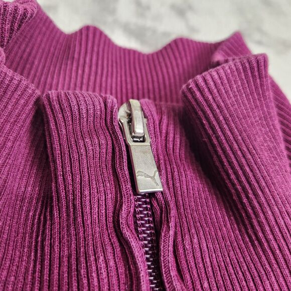 Puma Sweater Womens S Embroidered Spellout Athleisure Sportswear Running Workout - Picture 3 of 10